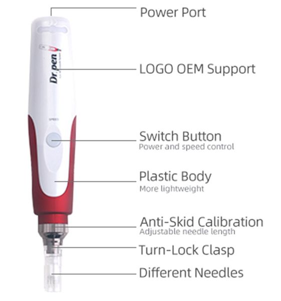 50pcs/lot auto microneedle system wired dermapen adjustable needle 0.25mm-2.5mm mym derma pen n2 dr pen with 2pcs 12 needles cartridge each
50pcs/lot auto microneedle system wired dermapen adjustable needle 0.25mm-2.5mm mym derma pen n2 dr pen with 2pcs 12 needles cartridge each