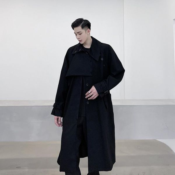 men's trench coats male streetwear hip hop cardigan jacket overcoat men japan style dark black asymmetric splice cloak long coat outerw, Tan;black
men's trench coats male streetwear hip hop cardigan jacket overcoat men japan style dark black asymmetric splice cloak long coat outerw, Tan;black