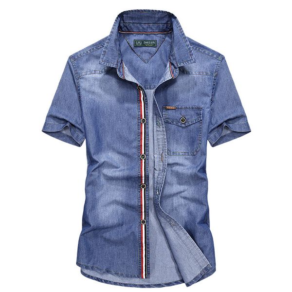 2021 the new new denim camisa de manga curta masculina casual plus size vero estilo coreano algodo fino 13af, White;black
2021 the new new denim camisa de manga curta masculina casual plus size vero estilo coreano algodo fino 13af, White;black