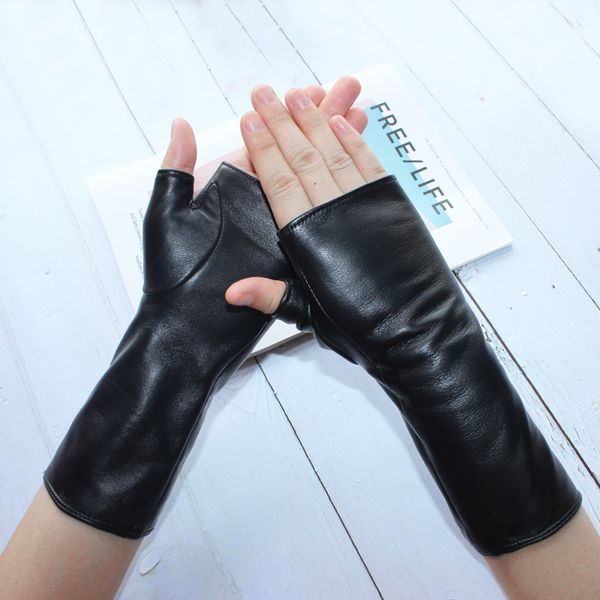 bickmods 2020 new women fashion long genuine leather black sheepskin driving outdoor fingerless gloves spring and autumn, Blue;gray
bickmods 2020 new women fashion long genuine leather black sheepskin driving outdoor fingerless gloves spring and autumn, Blue;gray