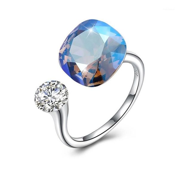 fashion romantic wedding luxury multicolor crystal rings for women engagement party female open ring jewelry accessories1, Slivery;golden
fashion romantic wedding luxury multicolor crystal rings for women engagement party female open ring jewelry accessories1, Slivery;golden