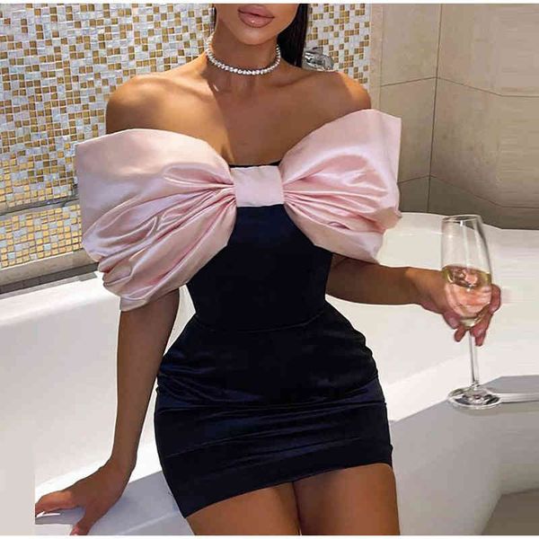 bowknot women party dresses elegant bodycon female strapless cold shoulder pink mini tight dress short black year, Black;gray
bowknot women party dresses elegant bodycon female strapless cold shoulder pink mini tight dress short black year, Black;gray