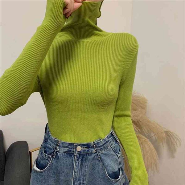 Autumn winter Knitted Pullover Turtleneck Pullover Casual Jacket Long-sleeved Tight-fitting Solid Color Sweater Women, White;black
Autumn winter Knitted Pullover Turtleneck Pullover Casual Jacket Long-sleeved Tight-fitting Solid Color Sweater Women, White;black
