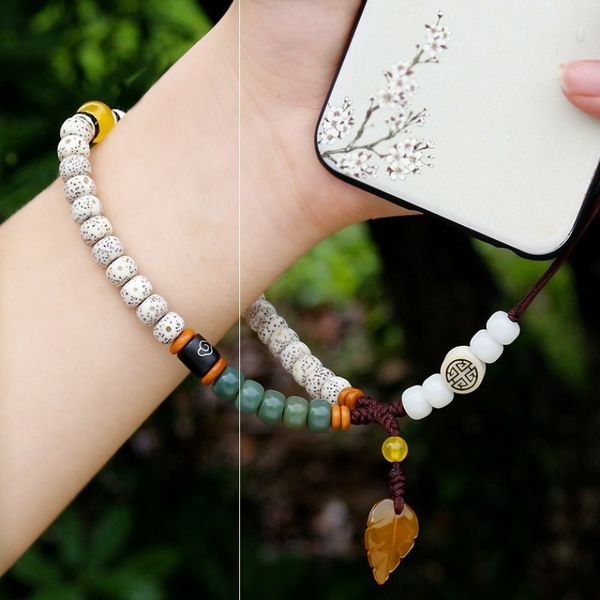 pendant chinese short hanging bodhi mobile phone chain wrist rope anti falling women's style
pendant chinese short hanging bodhi mobile phone chain wrist rope anti falling women's style