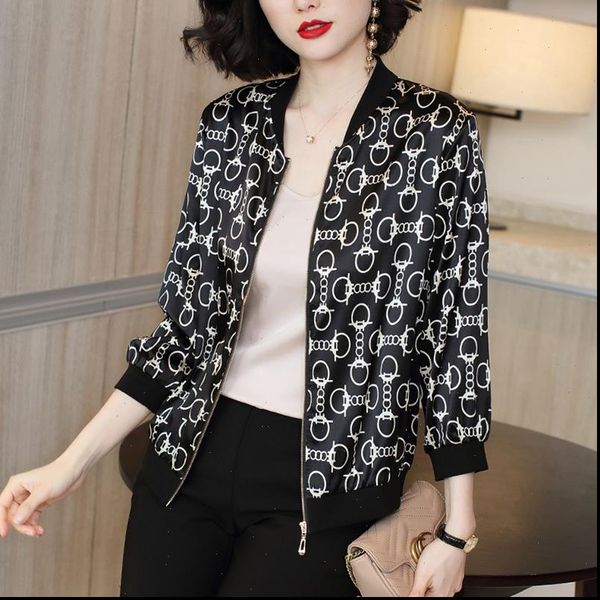 plue size 3xl jackets women 2021 new summer womens print basic jacket fashion thin outwear bomber female jacket women, Black;brown
plue size 3xl jackets women 2021 new summer womens print basic jacket fashion thin outwear bomber female jacket women, Black;brown