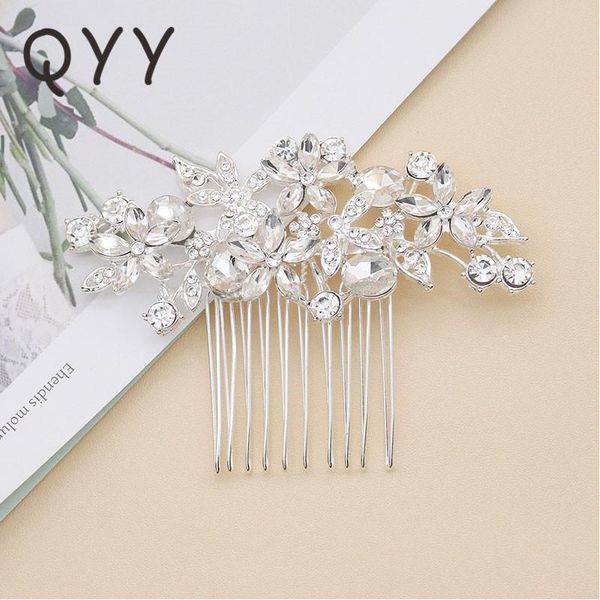 qyy fashion crystal hair comb clip silver color bridal wedding accessories hair pins for women luxury jewelry bride headpiece wmtqnj
qyy fashion crystal hair comb clip silver color bridal wedding accessories hair pins for women luxury jewelry bride headpiece wmtqnj
