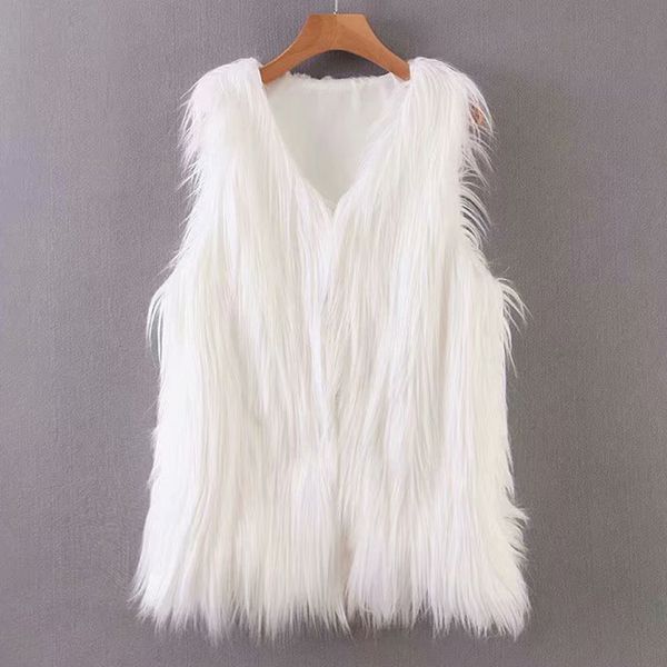 women autumn fashion vest coats 2020 faux fur sleeveless white v-neck female sweet street waistcoat outerwear clothes 1027, Black;white
women autumn fashion vest coats 2020 faux fur sleeveless white v-neck female sweet street waistcoat outerwear clothes 1027, Black;white