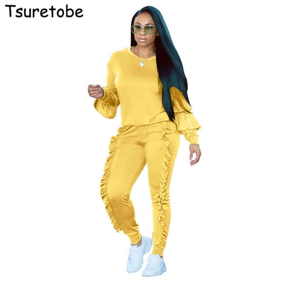 tsuretobe plus size two piece ruffles jumpsuits women rompers long sleeve winter women spring outfits casual party overalls t200509, Black;white
tsuretobe plus size two piece ruffles jumpsuits women rompers long sleeve winter women spring outfits casual party overalls t200509, Black;white