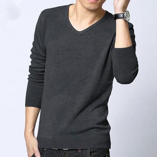 2021 men's v-shaped knit blouses of the occasional thin men with long sleeves and sweaters rqoi, Black;white
2021 men's v-shaped knit blouses of the occasional thin men with long sleeves and sweaters rqoi, Black;white