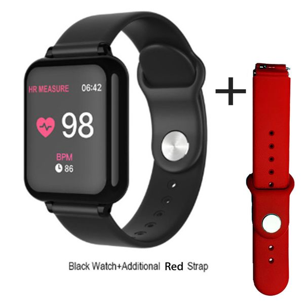 100% Original B57 Bracelet Blood Pressure Fitness Tracker Waterproof Ip67 Bluetooth Smart Watch B57c Sport Band Wristwatch