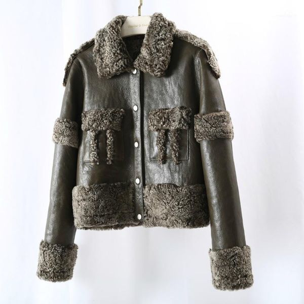 oftbuy 2020 new double faced fur real fur coat winter jacket women genuine leather natural merino sheep outerwear streetwear1, Black
oftbuy 2020 new double faced fur real fur coat winter jacket women genuine leather natural merino sheep outerwear streetwear1, Black