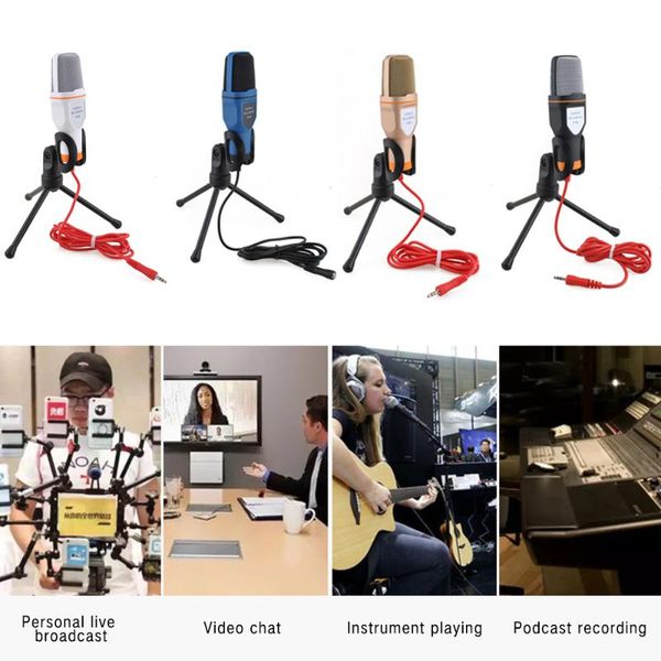 3.5mm condenser microphone computer microphone sf-666 wired professional stereo plug and play meeting
3.5mm condenser microphone computer microphone sf-666 wired professional stereo plug and play meeting
