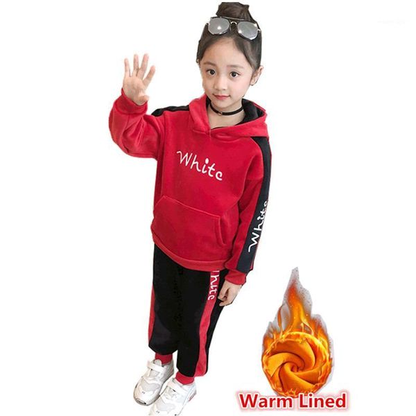 clothing sets teenage girls set kids autumn winter sportswear warm hooded sweatshirt pants child velvet tracksuit two piece set1, White
clothing sets teenage girls set kids autumn winter sportswear warm hooded sweatshirt pants child velvet tracksuit two piece set1, White