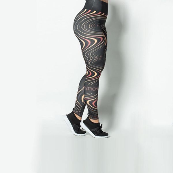 outdoor high waist geometric pattern printing female polyester leggings push up sportswear elastic force fitness ladies leggings, Black
outdoor high waist geometric pattern printing female polyester leggings push up sportswear elastic force fitness ladies leggings, Black