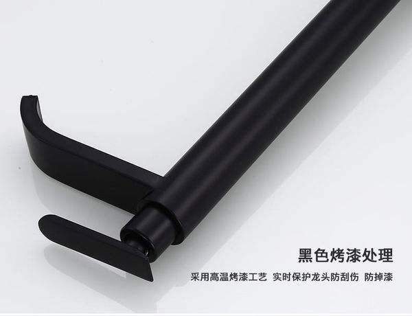 stainless steel single cold water bathroom basin waterfall faucet black color 
stainless steel single cold water bathroom basin waterfall faucet black color