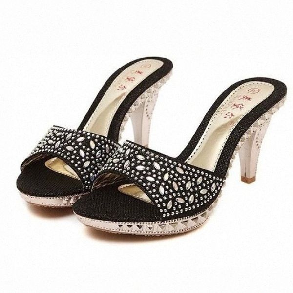 women slipper shoes woman flip flops open-toe fish mouth slipper ladies crystal high heels 6cm pumps summer slippers sandals #pl6u, Black
women slipper shoes woman flip flops open-toe fish mouth slipper ladies crystal high heels 6cm pumps summer slippers sandals #pl6u, Black