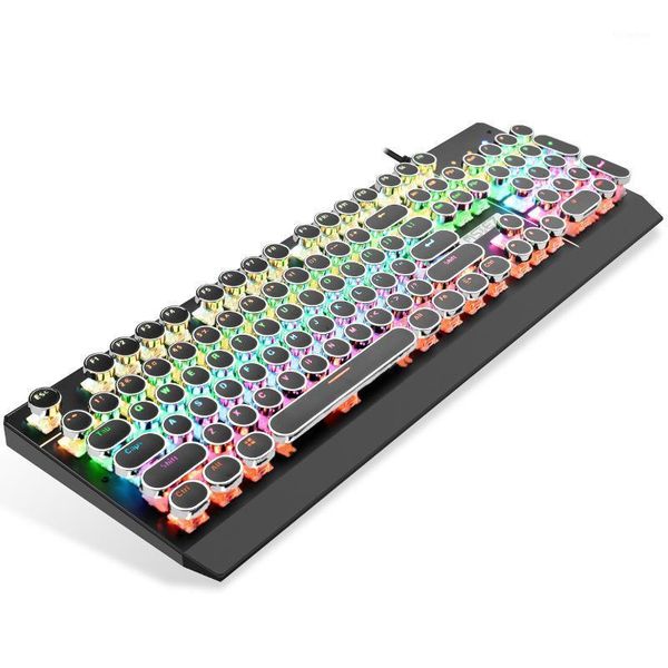 keyboards steampunk gaming mechanical keyboard 104 keys blue switch metal panel draw marquee backlight wired for desklap
keyboards steampunk gaming mechanical keyboard 104 keys blue switch metal panel draw marquee backlight wired for desklap