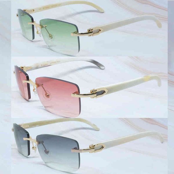 2022 factory wholesale model men women rimless wood buffalo horn buffs sun shades gafas de sol mujer hvdr sunglasses, White;black
2022 factory wholesale model men women rimless wood buffalo horn buffs sun shades gafas de sol mujer hvdr sunglasses, White;black