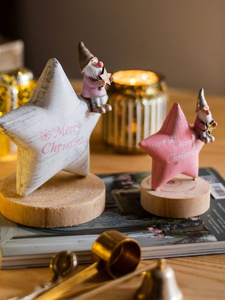 old holding on to christmas solid wood man's pink star light luxury window table ins girl's heart
old holding on to christmas solid wood man's pink star light luxury window table ins girl's heart