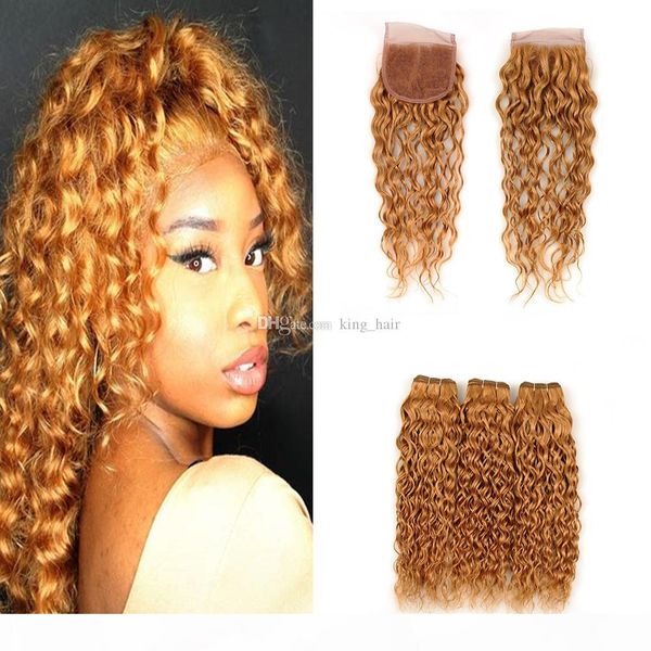 honey blonde 27 hair weaves with wet and wavy closure 4x4 water wave 3bundles with part lace closure, Black;brown
honey blonde 27 hair weaves with wet and wavy closure 4x4 water wave 3bundles with part lace closure, Black;brown