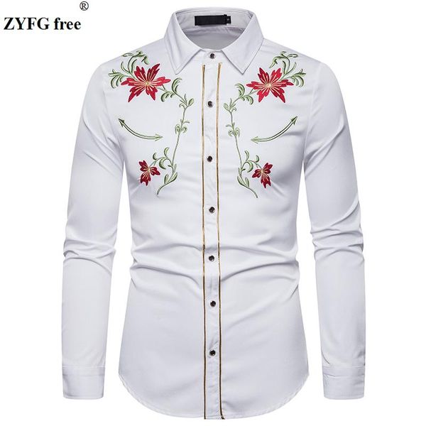 summer spring men casual long sleeve shirt mens flower embroidery pattern shirts fashion slim fit style men shirts eu plus size, White;black
summer spring men casual long sleeve shirt mens flower embroidery pattern shirts fashion slim fit style men shirts eu plus size, White;black