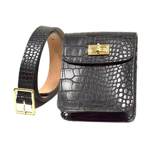 quality luxury fashion new european and american girl satchel belts alligator decoration small waist bag women's belt, Black;brown
quality luxury fashion new european and american girl satchel belts alligator decoration small waist bag women's belt, Black;brown