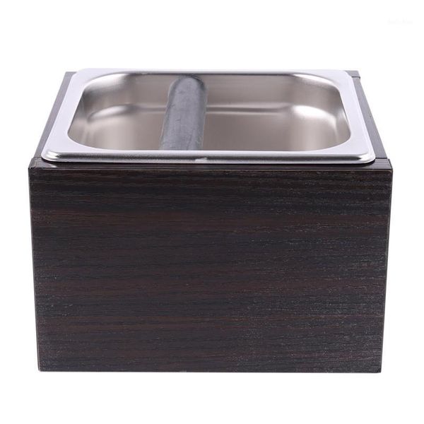 wood trash can coffee knock box espresso grounds container residue for barista with handle coffee residue bucket grind waste bin1
wood trash can coffee knock box espresso grounds container residue for barista with handle coffee residue bucket grind waste bin1