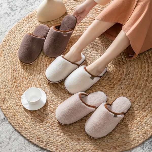 slippers autumn winter women warm plush indoor lovers fashion comfortable soft flat shoes home anti-slip floor cotton slides, Black
slippers autumn winter women warm plush indoor lovers fashion comfortable soft flat shoes home anti-slip floor cotton slides, Black