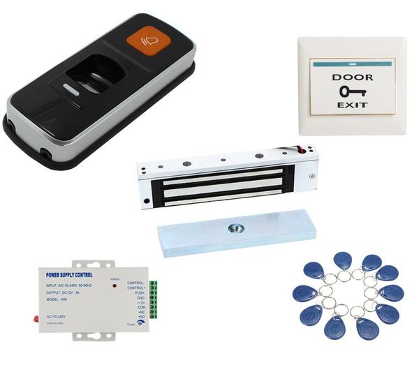 biometric fingerprint & rfid id 180kg magnetic electric lock access control kit with doorbell+10 tags/10pcv cards
biometric fingerprint & rfid id 180kg magnetic electric lock access control kit with doorbell+10 tags/10pcv cards