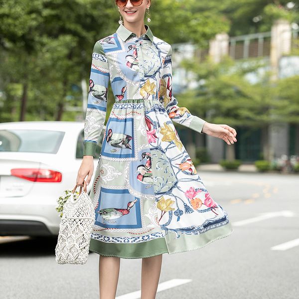 new autumn retro ethnic style printing long sleeved sleeve mid-length temperament dress of women clothes tpah, Black;gray
new autumn retro ethnic style printing long sleeved sleeve mid-length temperament dress of women clothes tpah, Black;gray