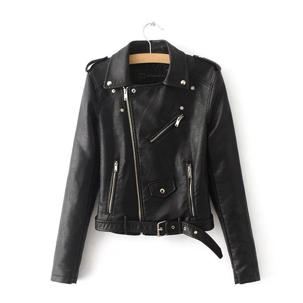winter women black leather casual ladies hooded basic jackets coats female motorcycle jacket for girls plus size 3xl y201012, Black;brown
winter women black leather casual ladies hooded basic jackets coats female motorcycle jacket for girls plus size 3xl y201012, Black;brown