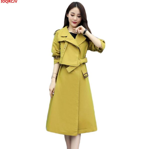 women's trench coats 2021 autumn office ladies long coat lapel sleeve windbreaker overcoat female casual belt outerwear w1650, Tan;black
women's trench coats 2021 autumn office ladies long coat lapel sleeve windbreaker overcoat female casual belt outerwear w1650, Tan;black