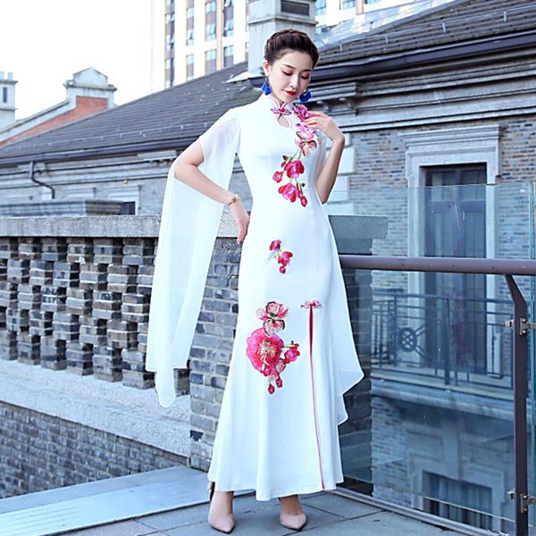 показать длинные юбки 2020 новый улучшенный cheongsam плавающий марли подиума хор длинный cheongsam китайский стиль одежды qomzg, Black;gray
показать длинные юбки 2020 новый улучшенный cheongsam плавающий марли подиума хор длинный cheongsam китайский стиль одежды qomzg, Black;gray
