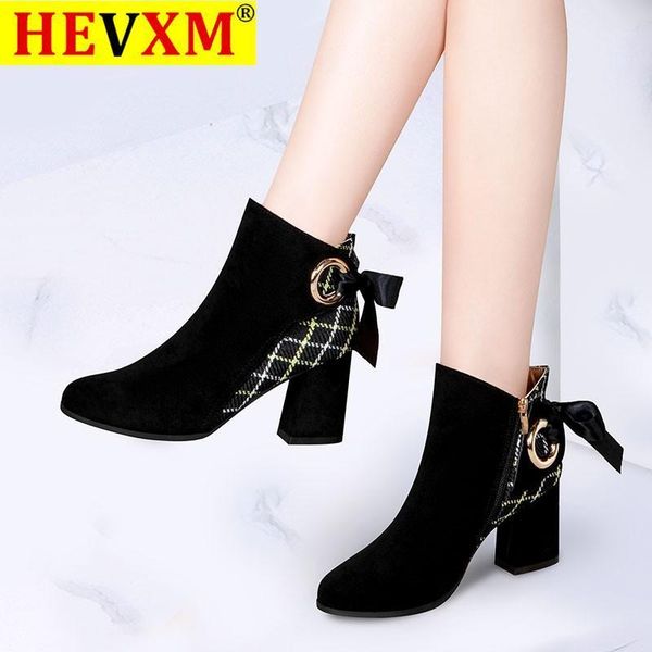 2020 winter shoes women ankle boots back ribbon bow high heels booties flock plaid cross-tied dress shoe retro botas mujer1, Black
2020 winter shoes women ankle boots back ribbon bow high heels booties flock plaid cross-tied dress shoe retro botas mujer1, Black