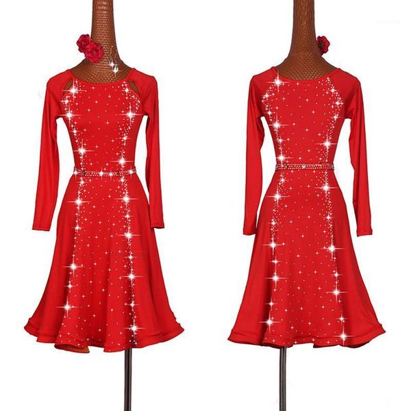 new latin dance dress women fashion style red color salsa tango dresses lady rumba flamenco competition dance costumes1, Black;red
new latin dance dress women fashion style red color salsa tango dresses lady rumba flamenco competition dance costumes1, Black;red