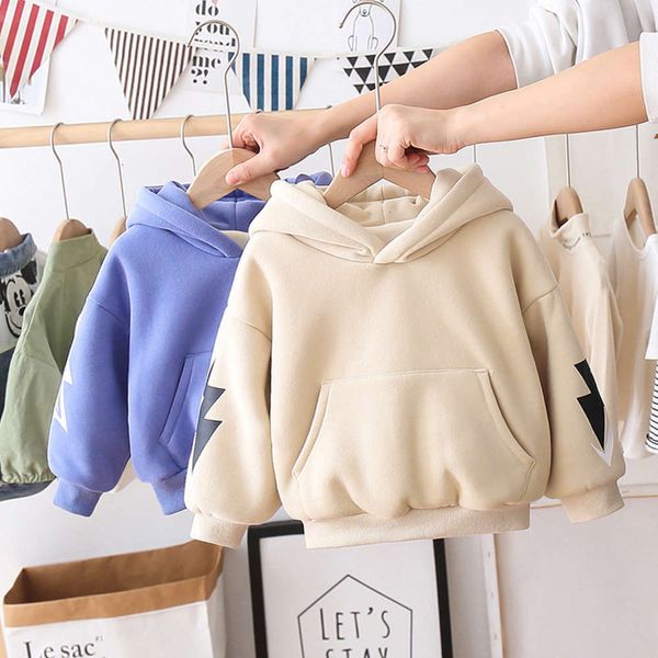 and new boys' winter 2020 clothing autumn plush sweater children's thickened undershirt baby hooded fashion, Black
and new boys' winter 2020 clothing autumn plush sweater children's thickened undershirt baby hooded fashion, Black