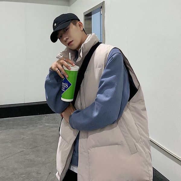 men's winter new vest 2020 winter new casual oversize woman parka korean streetwear male fashion warm vest, Black
men's winter new vest 2020 winter new casual oversize woman parka korean streetwear male fashion warm vest, Black