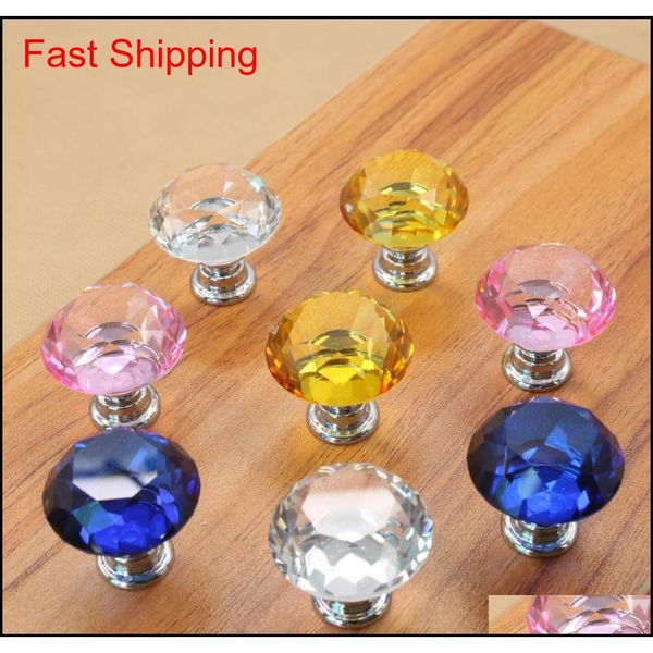 30mm diamond crystal door knobs glass drawer knobs kitchen cabinet furniture handle knob screw handl qylbgr sports2010
30mm diamond crystal door knobs glass drawer knobs kitchen cabinet furniture handle knob screw handl qylbgr sports2010