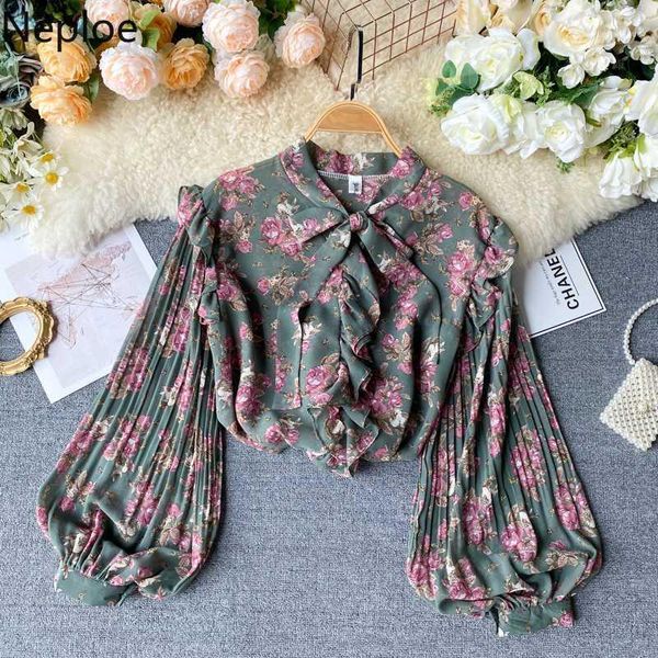 neploe flower print blouse women spring 2020 sweet v neck lantern sleeve ladies shirts fashion ruffles chiffion female 1a3101, White
neploe flower print blouse women spring 2020 sweet v neck lantern sleeve ladies shirts fashion ruffles chiffion female 1a3101, White