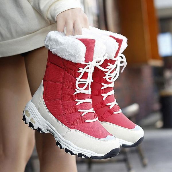 2021 women boots waterproof winter shoes women snow boots platform keep warm ankle lace-up winter boots with thick fur heels botas mujer y26
2021 women boots waterproof winter shoes women snow boots platform keep warm ankle lace-up winter boots with thick fur heels botas mujer y26