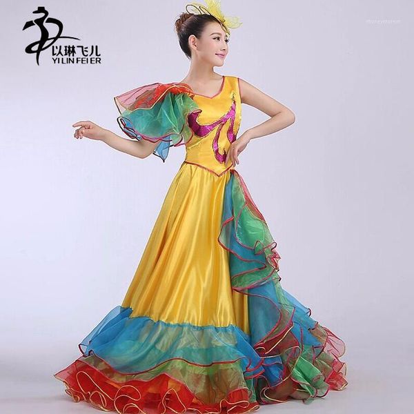 stage wear women fashion stage/flamenco skirt 360 degree spanish flamenco dance dresses dresses/singer costume1, Black;red
stage wear women fashion stage/flamenco skirt 360 degree spanish flamenco dance dresses dresses/singer costume1, Black;red