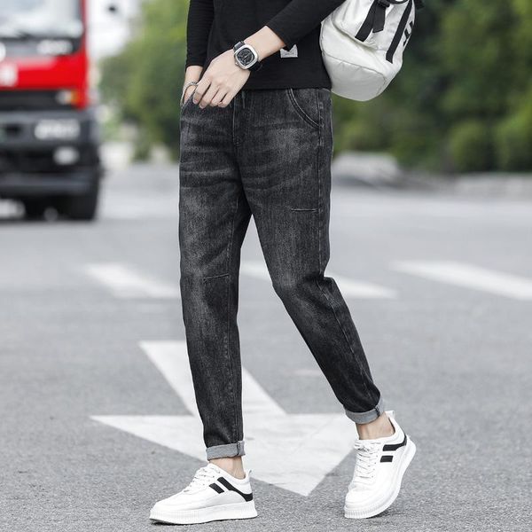 men's jeans 2021 spring and autumn slim elastic casual pants fashion brand small straight, Blue
men's jeans 2021 spring and autumn slim elastic casual pants fashion brand small straight, Blue