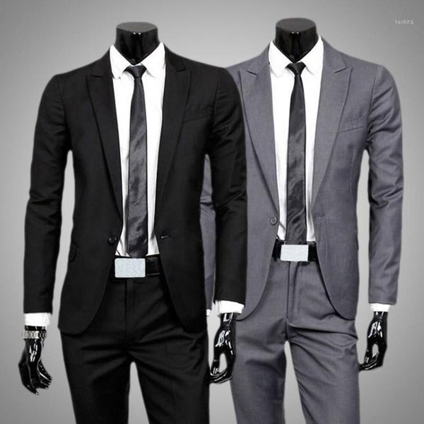 custom made black gray groom tuxedos slim fit 2 pieces wedding prom party suits for men man suit blazer terno masculino1, White;black
custom made black gray groom tuxedos slim fit 2 pieces wedding prom party suits for men man suit blazer terno masculino1, White;black