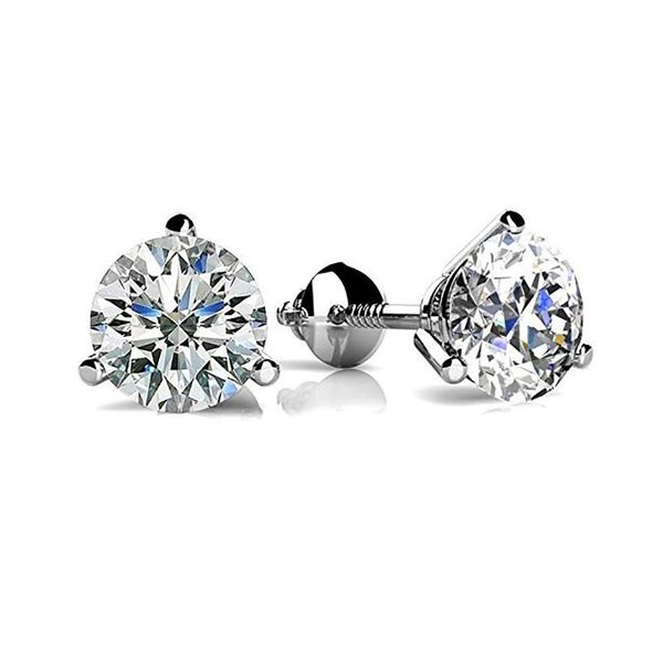 stud 6/7/8mm round three prong lab diamond earrings for women 100% real 925 sterling silver female wedding luxury gifts, Golden;silver
stud 6/7/8mm round three prong lab diamond earrings for women 100% real 925 sterling silver female wedding luxury gifts, Golden;silver