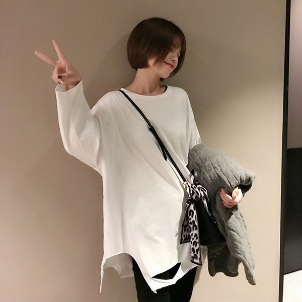 новые вышитые среды t-рубашка женщин и длинные свободный пассив shirtthin футболки белого t-shirttop белого t-shirtlong рукав весной и autum, White
новые вышитые среды t-рубашка женщин и длинные свободный пассив shirtthin футболки белого t-shirttop белого t-shirtlong рукав весной и autum, White