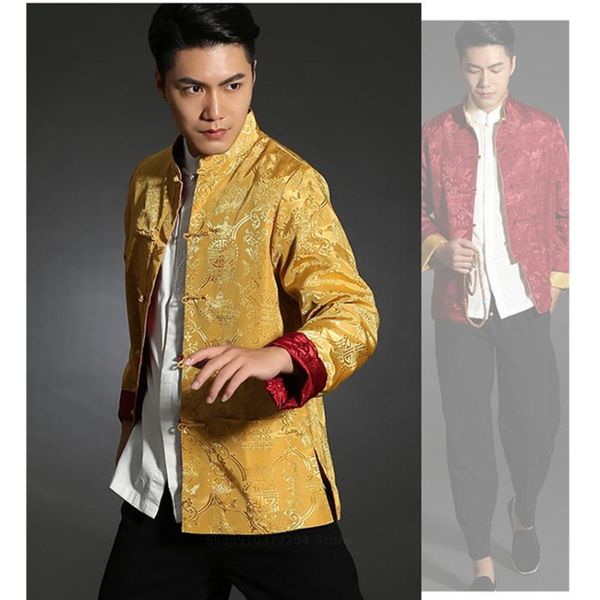 10 colors traditional chinese tang suit for men casual male solid color new year spring festival jacket clothing zhongshan suit, Red
10 colors traditional chinese tang suit for men casual male solid color new year spring festival jacket clothing zhongshan suit, Red