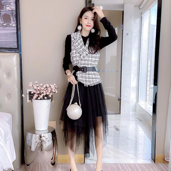mkmtj bottomed long sleeve female 2-piece female imperial sister vest mesh vestvest t-shirt veststitching high waist dress skirt pjpta, Black;gray
mkmtj bottomed long sleeve female 2-piece female imperial sister vest mesh vestvest t-shirt veststitching high waist dress skirt pjpta, Black;gray