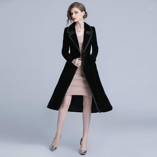 new autumn women's windbreaker velvet coat women spring winter plus coats office lady outerwear1, Black
new autumn women's windbreaker velvet coat women spring winter plus coats office lady outerwear1, Black