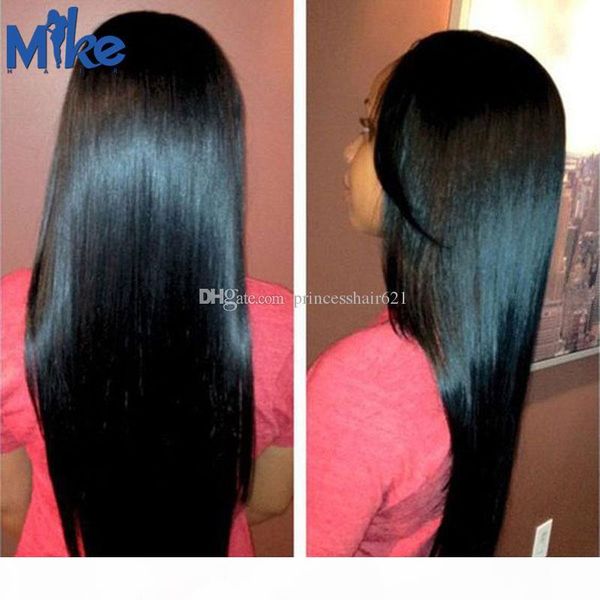 mikehair индийского реми волос плетение необработанные 100% человеческие волосы 4 связки перуанского бразильская малазийского straight наращ, Black
mikehair индийского реми волос плетение необработанные 100% человеческие волосы 4 связки перуанского бразильская малазийского straight наращ, Black
