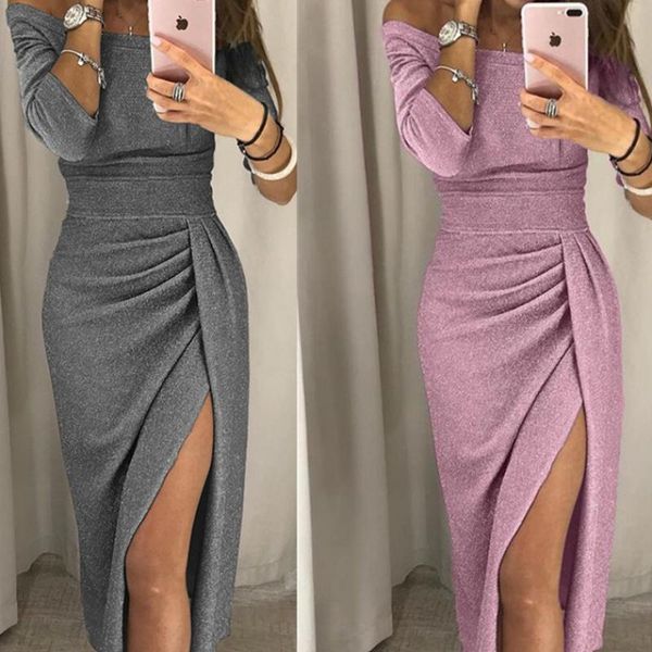 designer female split evening gown women boat neck dinner dress black friday 2021 deals, White
designer female split evening gown women boat neck dinner dress black friday 2021 deals, White